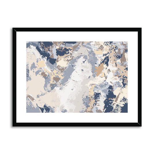Framed Graphic Art Print, fph-1160-7689, 24"x18", Black Frame