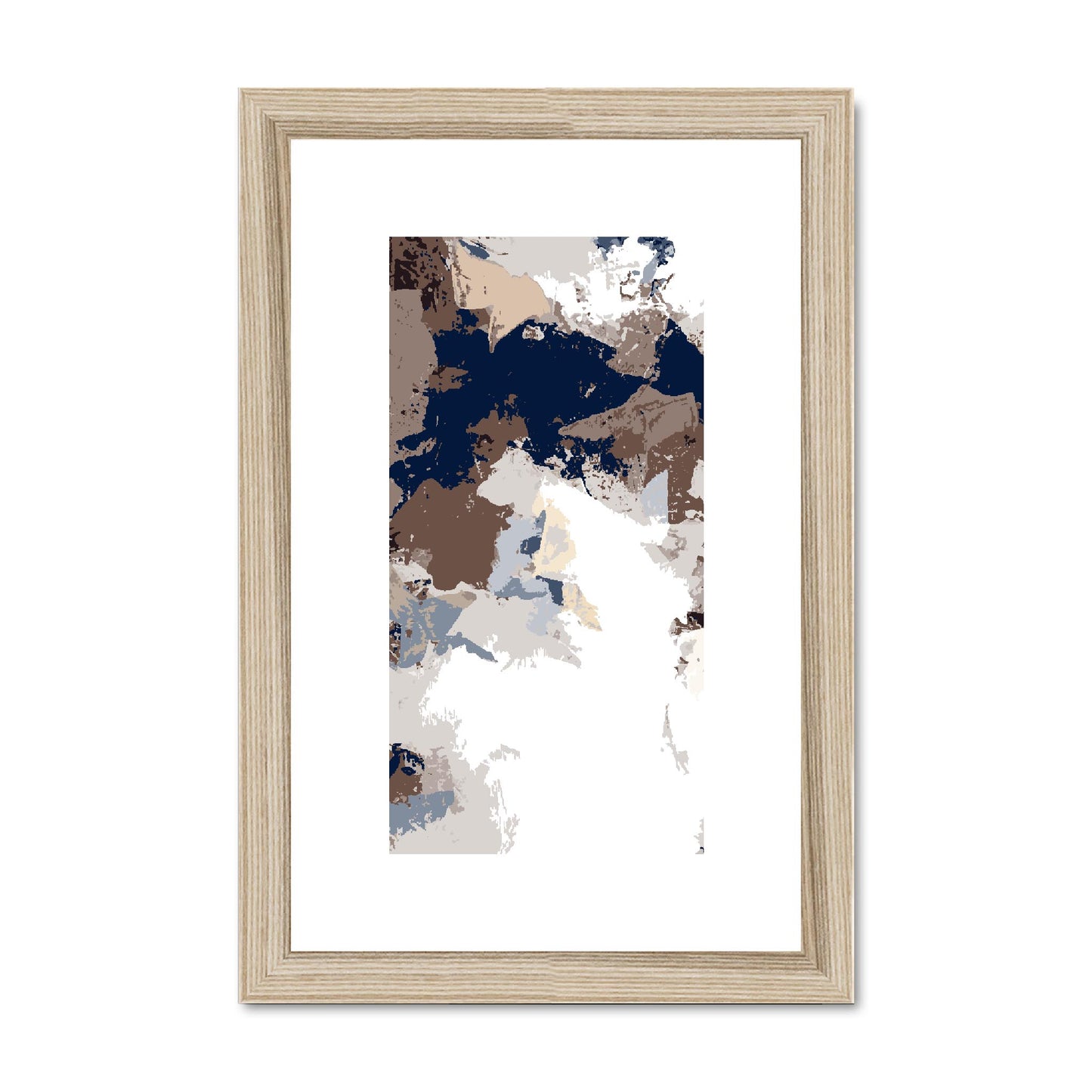 Framed Graphic Art Print, fpv-1160-7692, 8"x12", Natural Frame