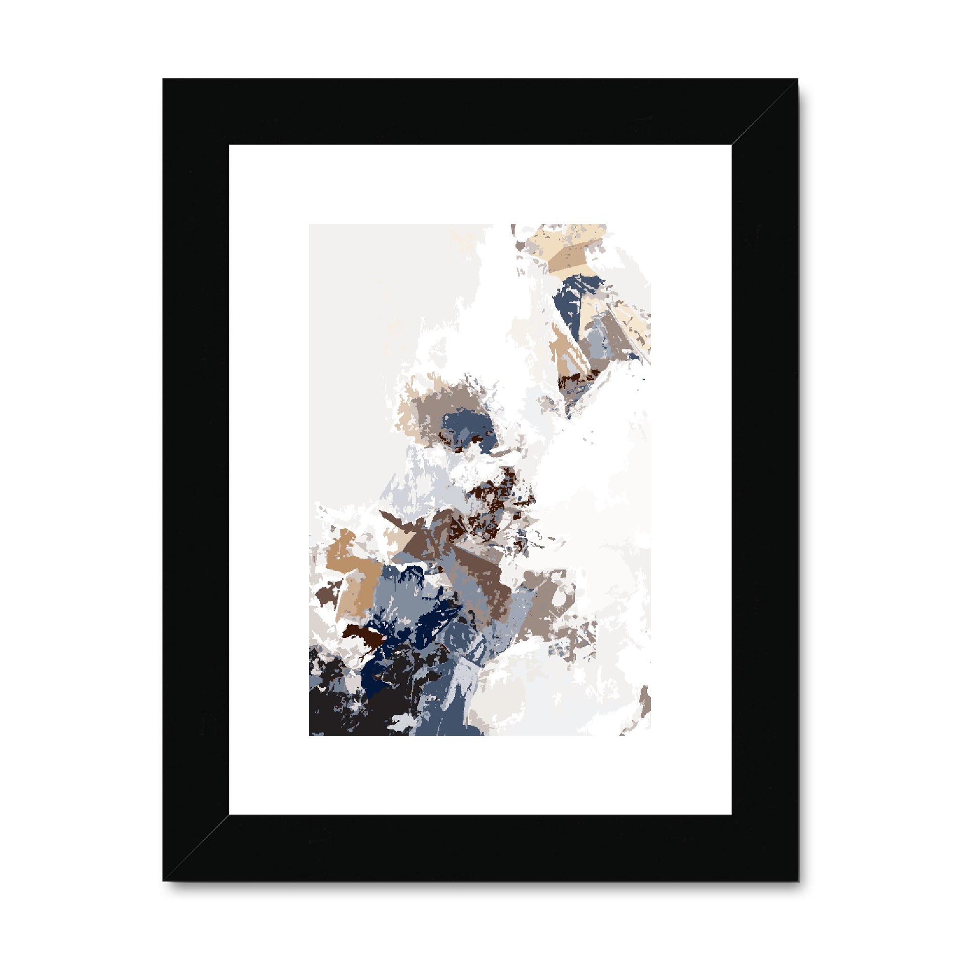 Framed Graphic Art Print, fpv-1160-7694, 6"x8", Black Frame