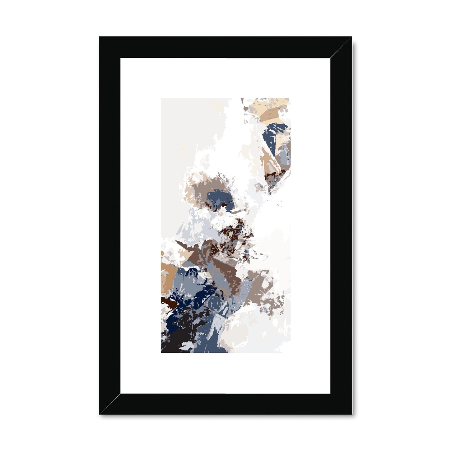 Framed Graphic Art Print, fpv-1160-7694, 8"x12", Black Frame
