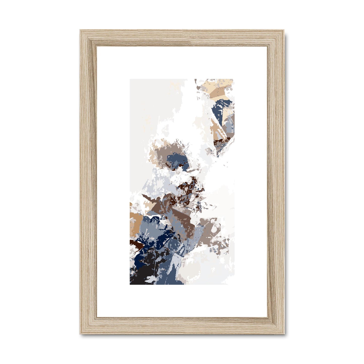 Framed Graphic Art Print, fpv-1160-7694, 8"x12", Natural Frame