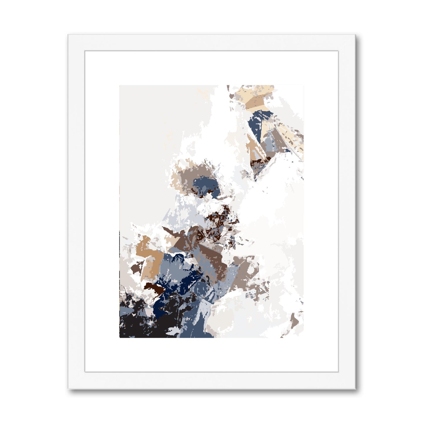 Framed Graphic Art Print, fpv-1160-7694, 11"x14", White Frame