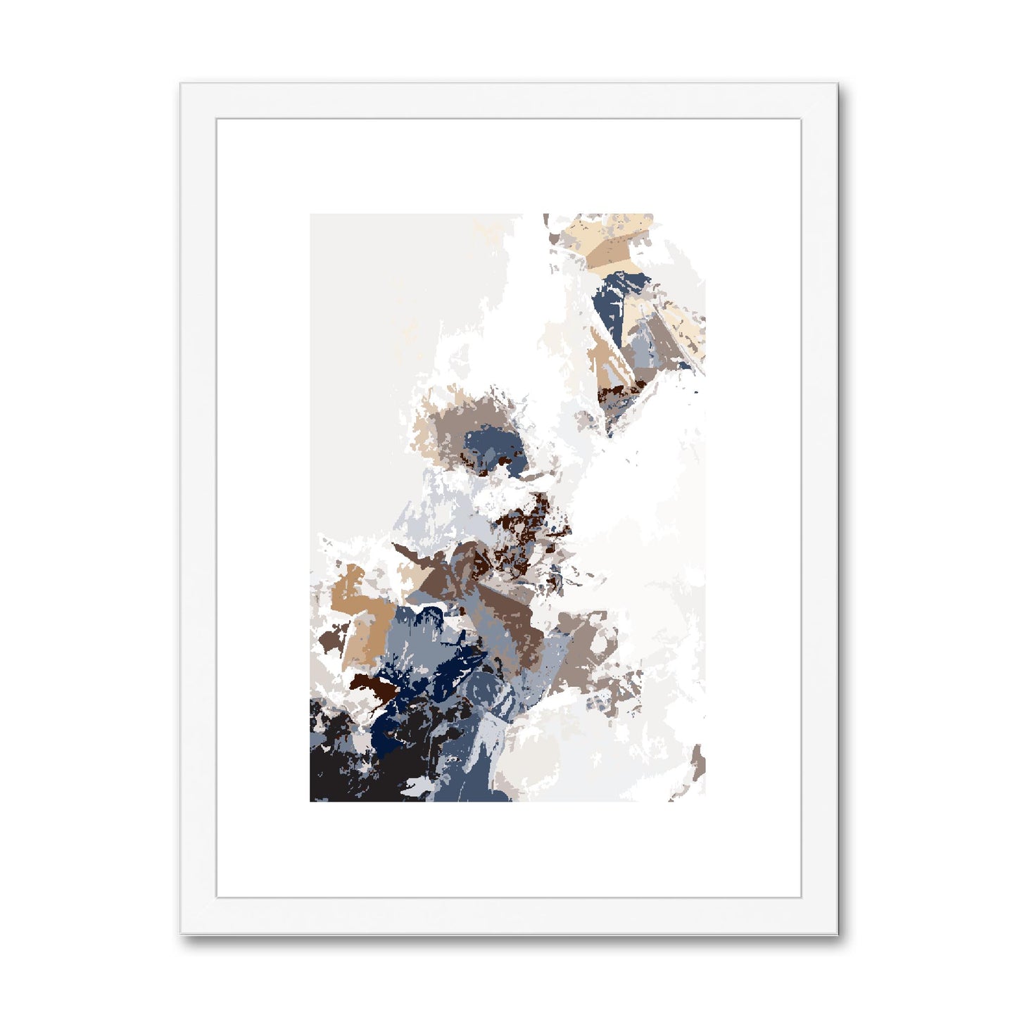 Framed Graphic Art Print, fpv-1160-7694, 12"x16", White Frame