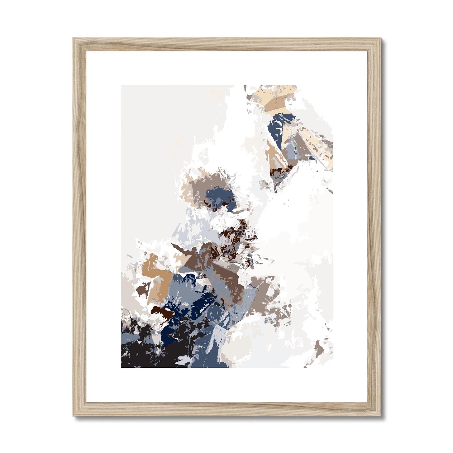 Framed Graphic Art Print, fpv-1160-7694, 16"x20", Natural Frame