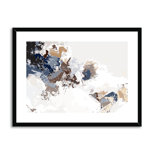 Framed Graphic Art Print, fph-1160-7694, 24"x18", Black Frame