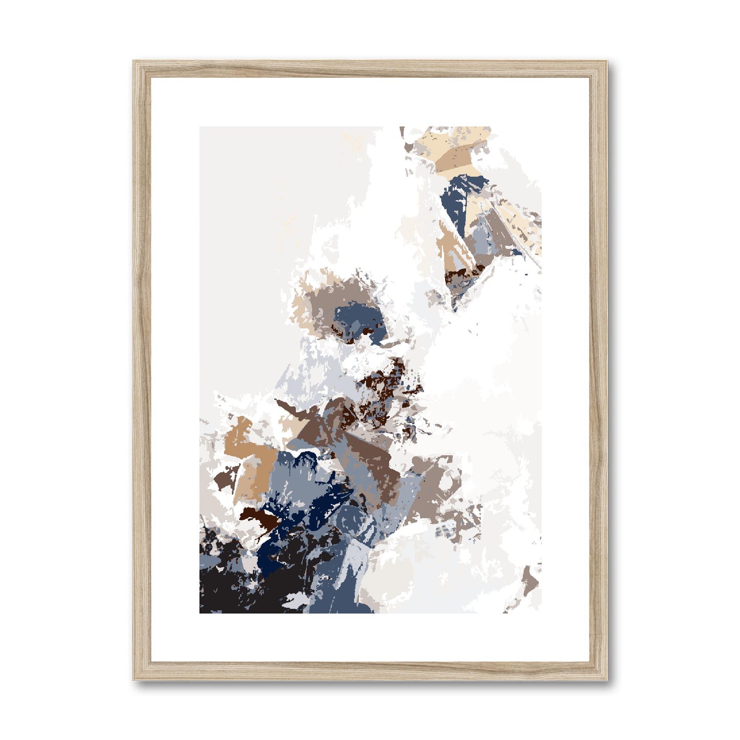 Framed Graphic Art Print, fpv-1160-7694, 18"x24", Natural Frame
