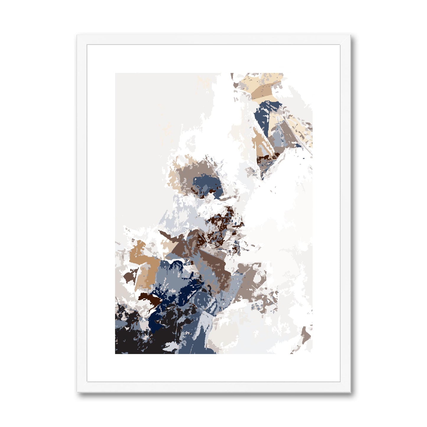 Framed Graphic Art Print, fpv-1160-7694, 18"x24", White Frame