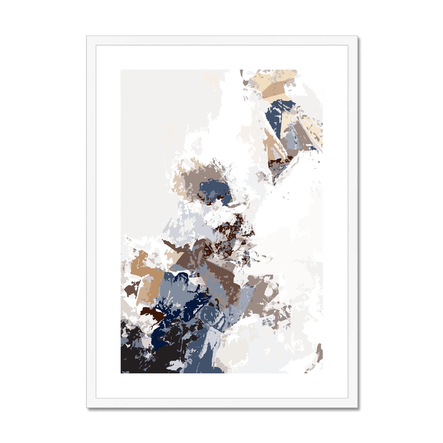 Framed Graphic Art Print, fpv-1160-7694, 20"x28", White Frame