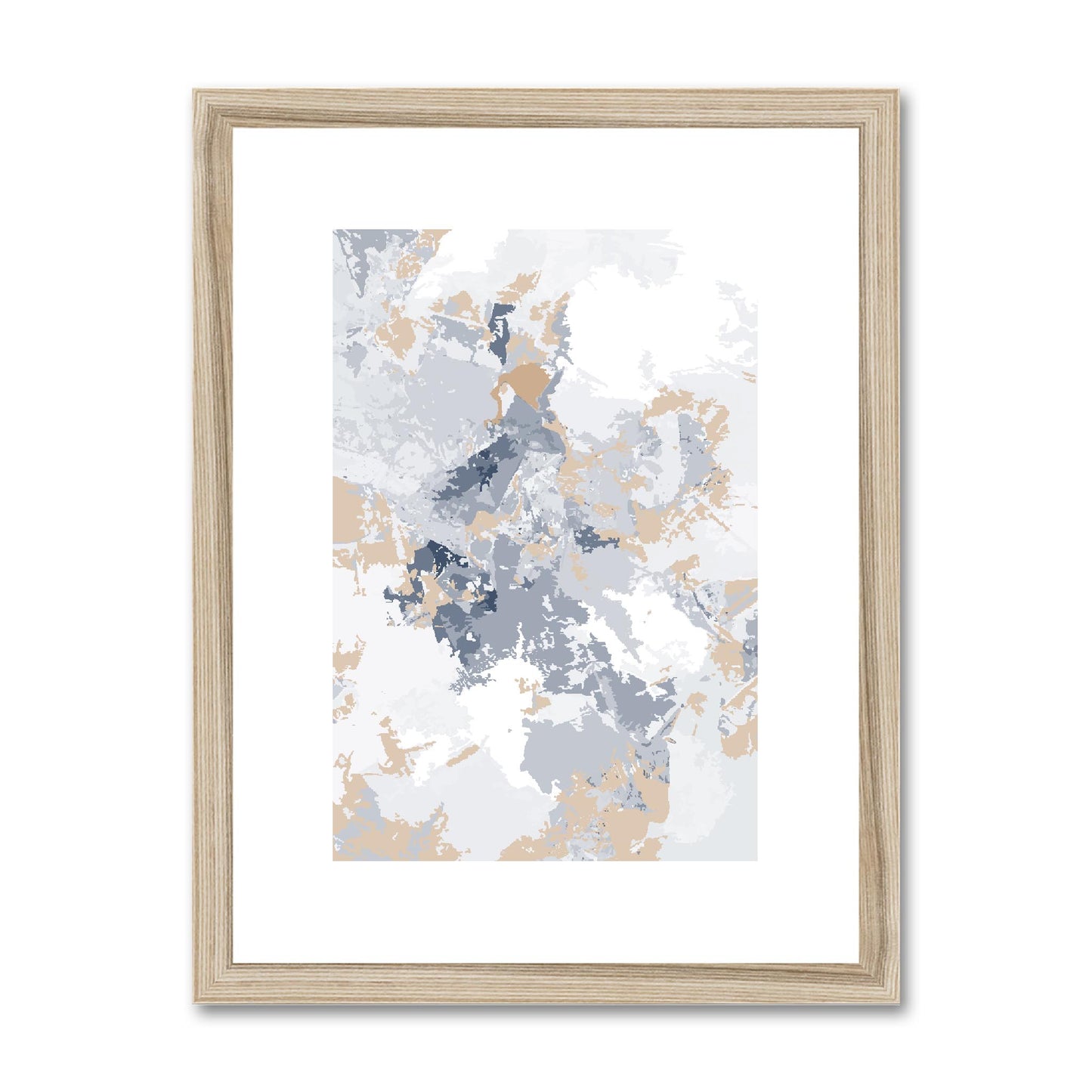 Framed Graphic Art Print, fpv-1160-7698, 12"x16", Natural Frame