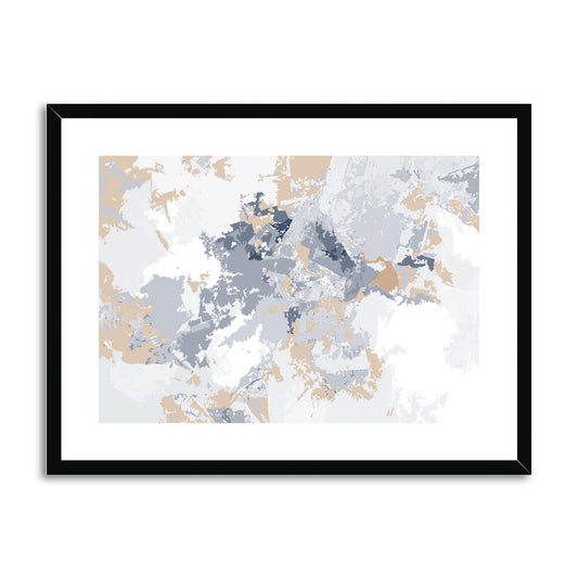 Framed Graphic Art Print, fph-1160-7698, 24"x18", Black Frame