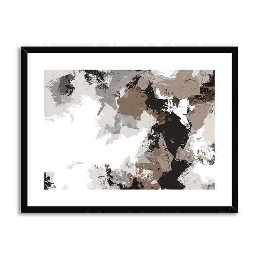 Framed Graphic Art Print, fph-1170-7692, 24"x18", Black Frame