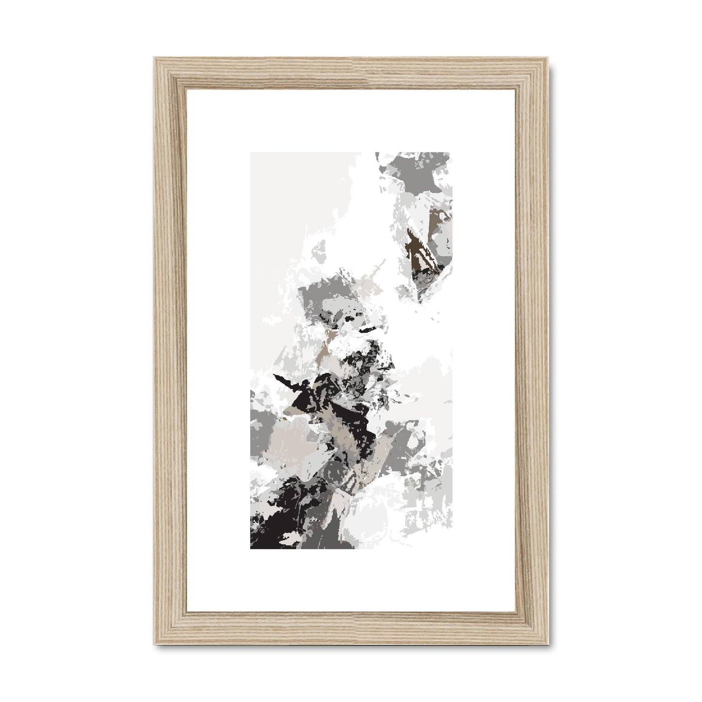 Framed Graphic Art Print, fpv-1170-7694, 8"x12", Natural Frame