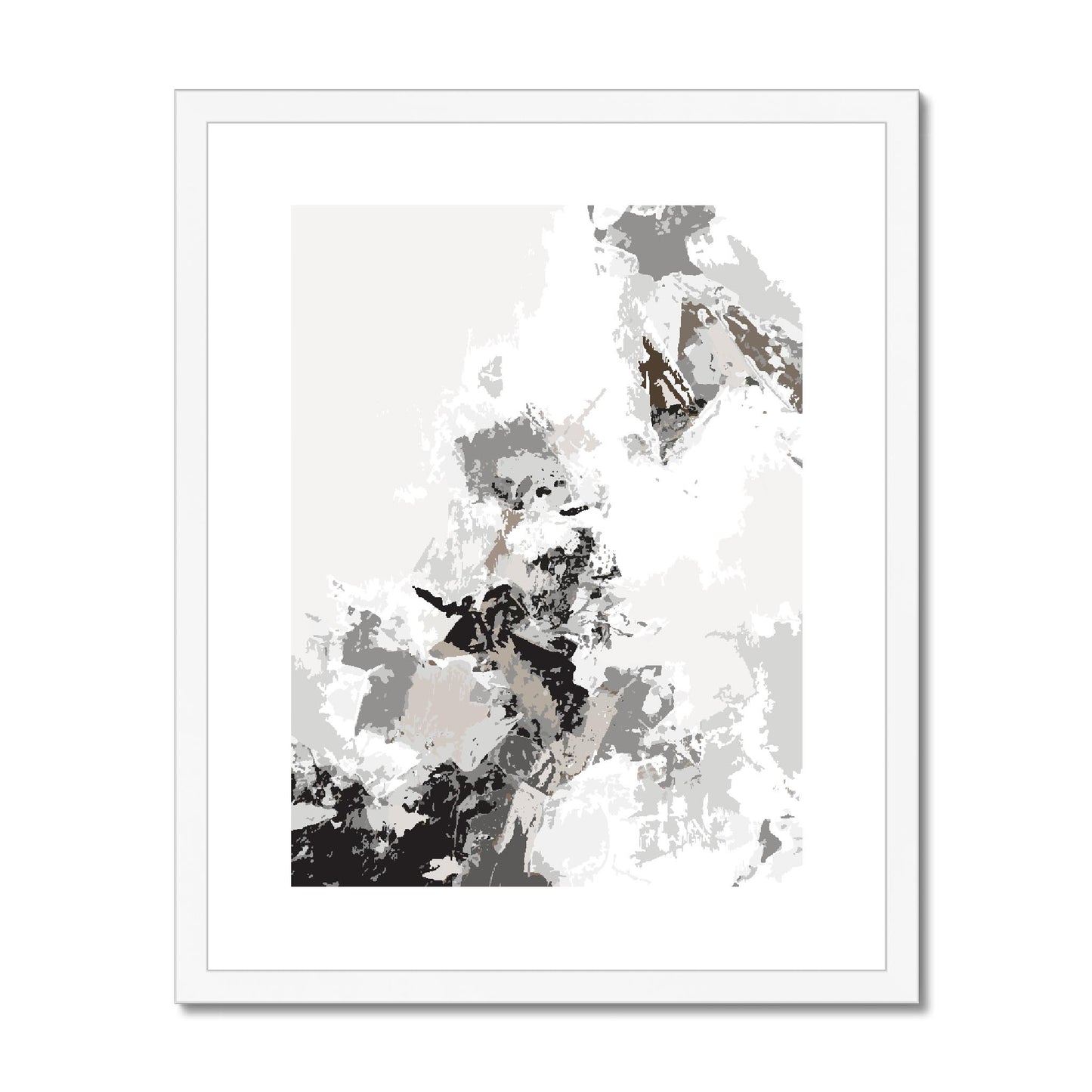 Framed Graphic Art Print, fpv-1170-7694, 16"x20", White Frame