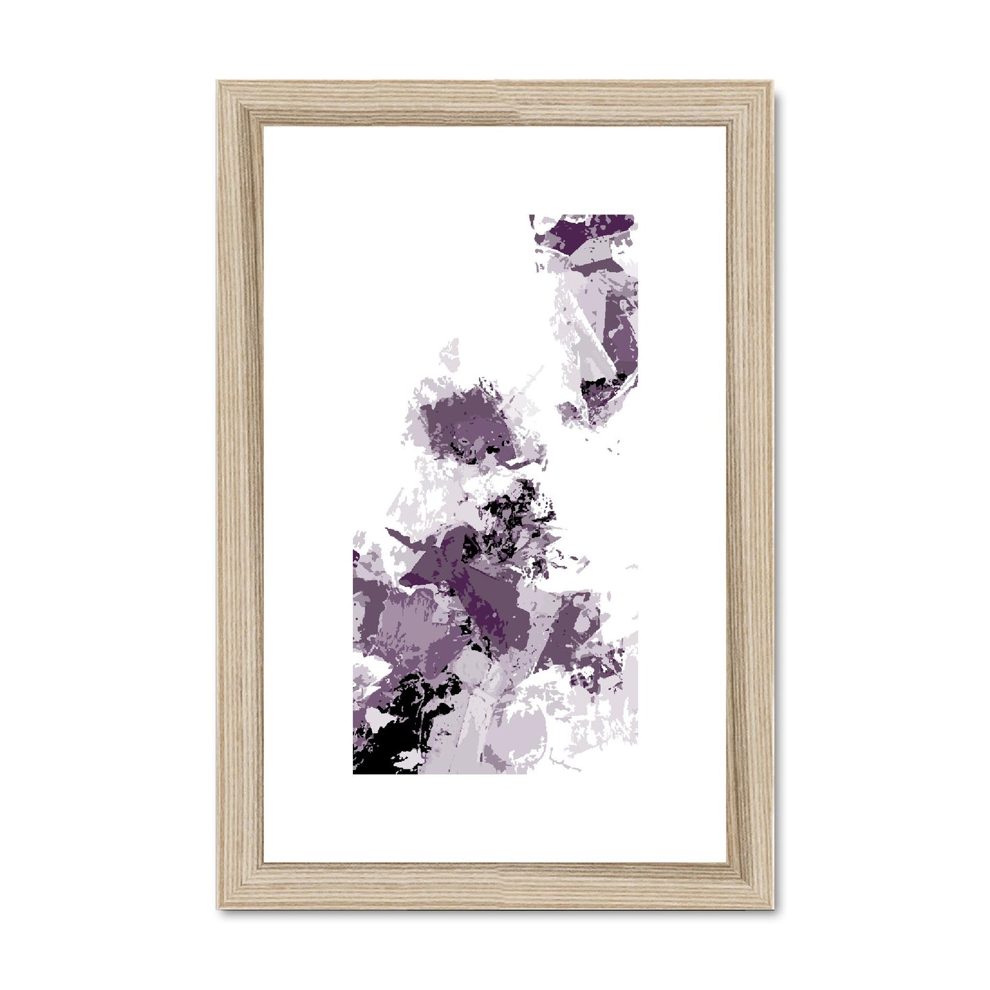 Framed Graphic Art Print, fpv-1180-7694, 8"x12", Natural Frame