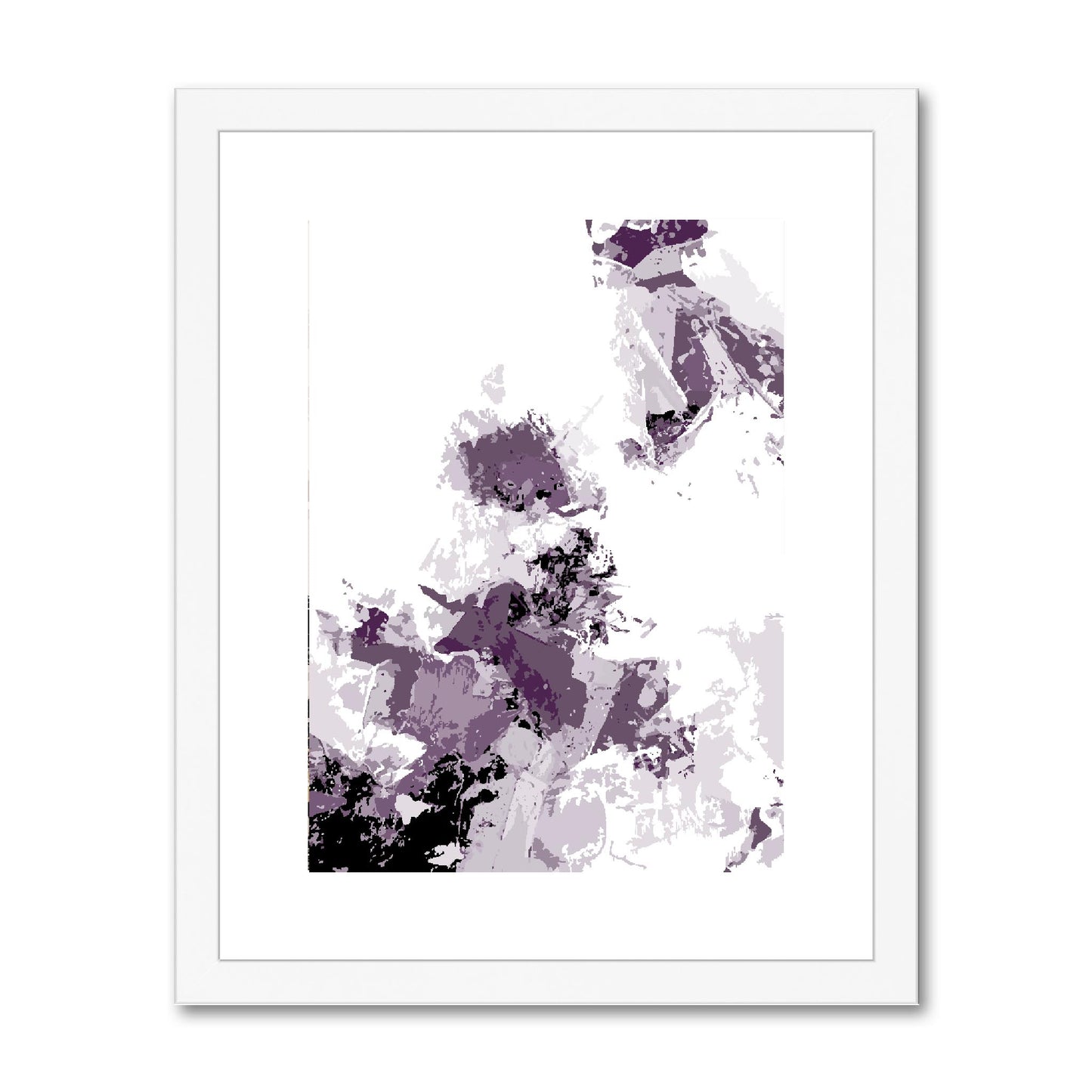 Framed Graphic Art Print, fpv-1180-7694, 11"x14", White Frame