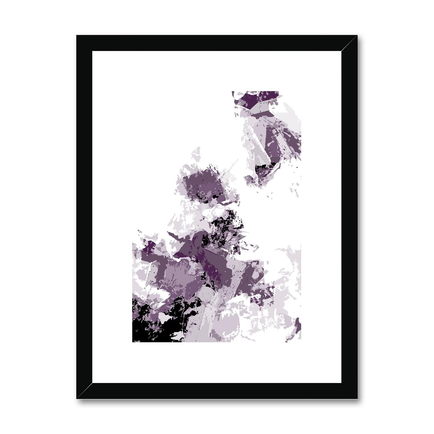 Framed Graphic Art Print, fpv-1180-7694, 12"x16", Black Frame