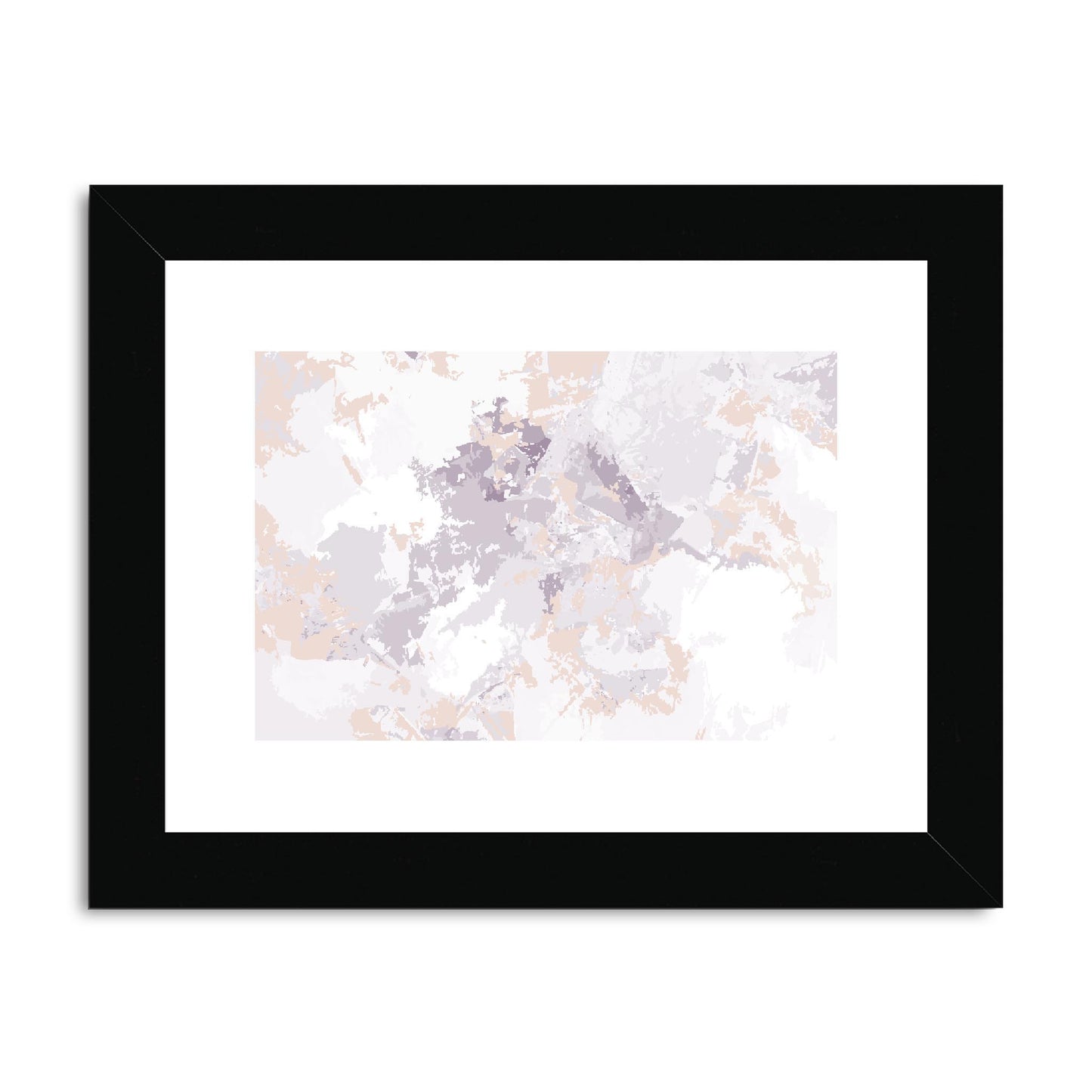 Framed Graphic Art Print, fph-1180-7698, 8"x6", Black Frame