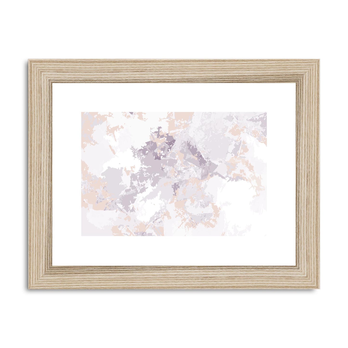 Framed Graphic Art Print, fph-1180-7698, 8"x6", Natural Frame