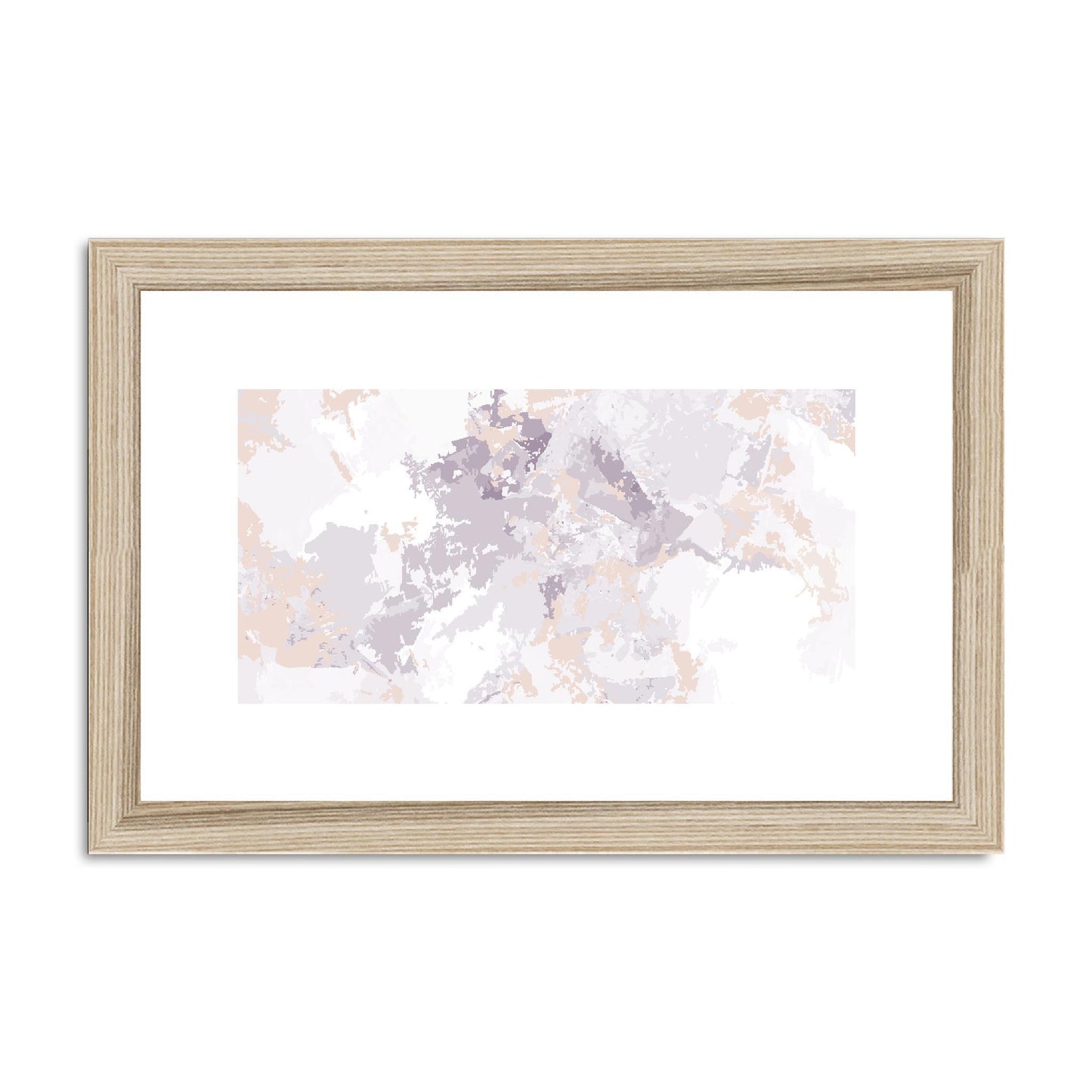 Framed Graphic Art Print, fph-1180-7698, 12"x8", Natural Frame