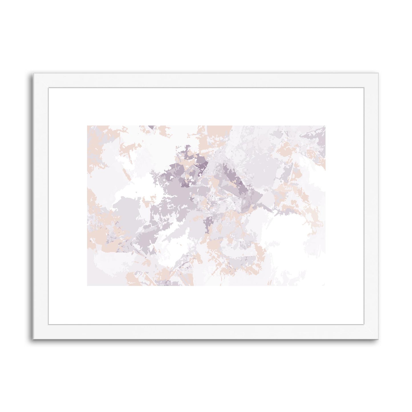 Framed Graphic Art Print, fph-1180-7698, 16"x12", White Frame