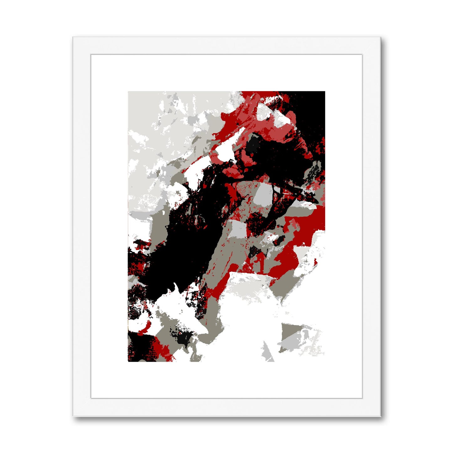 Framed Graphic Art Print, fpv-1190-7688, 11"x14", White Frame