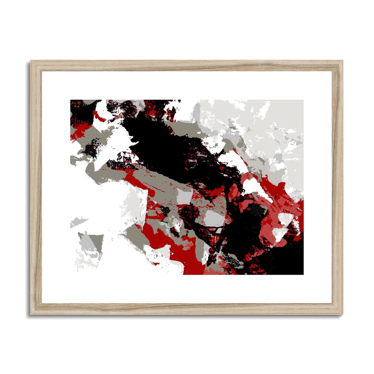 Framed Graphic Art Print, fph-1190-7688, 20"x16", Natural Frame