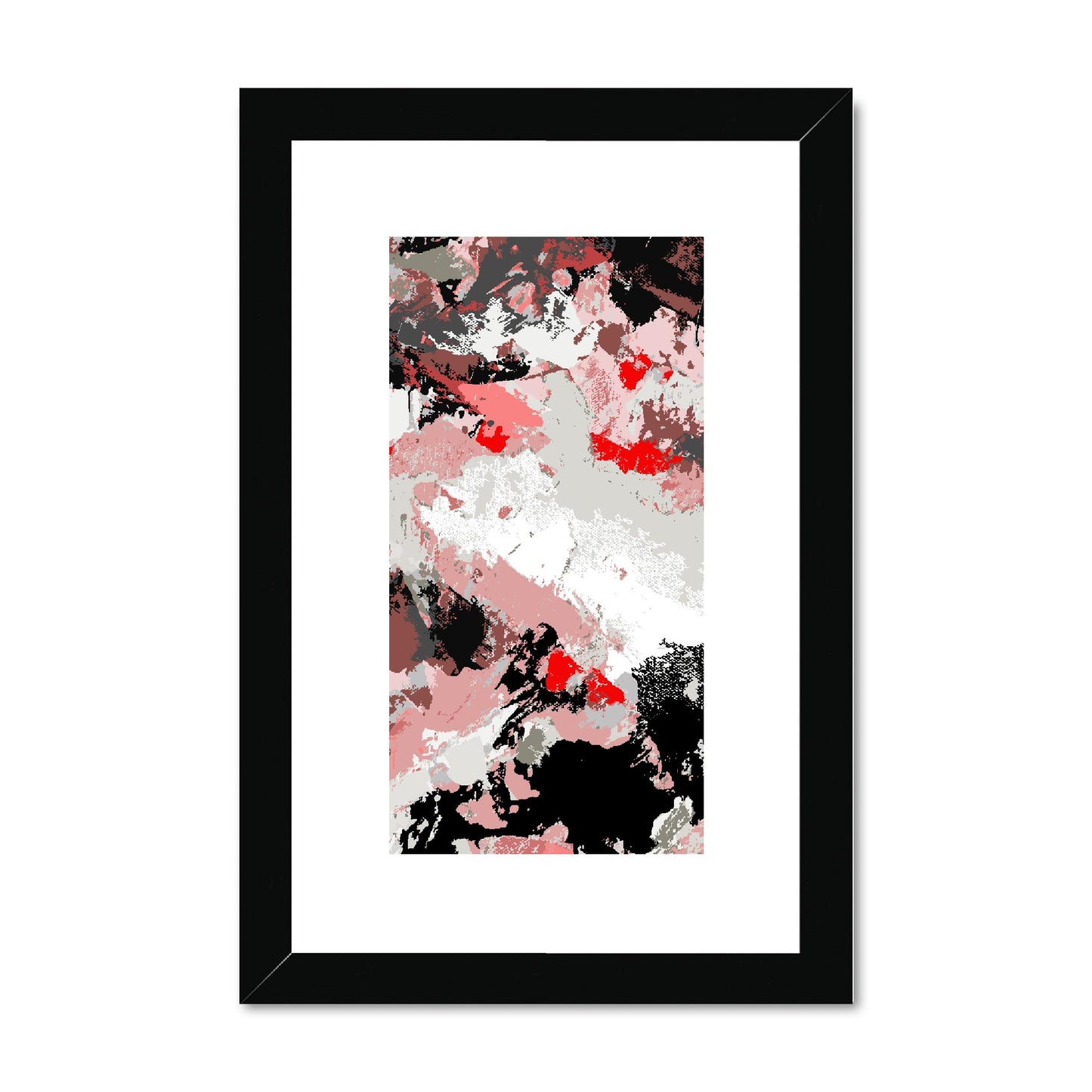 Framed Graphic Art Print, fpv-1190-7689, 8"x12", Black Frame