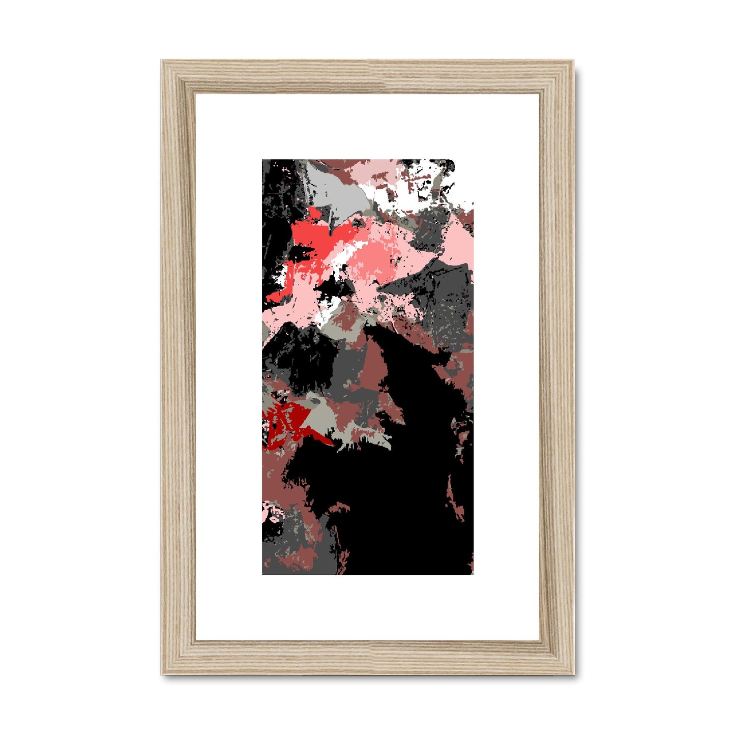 Framed Graphic Art Print, fpv-1190-7692, 8"x12", Natural Frame