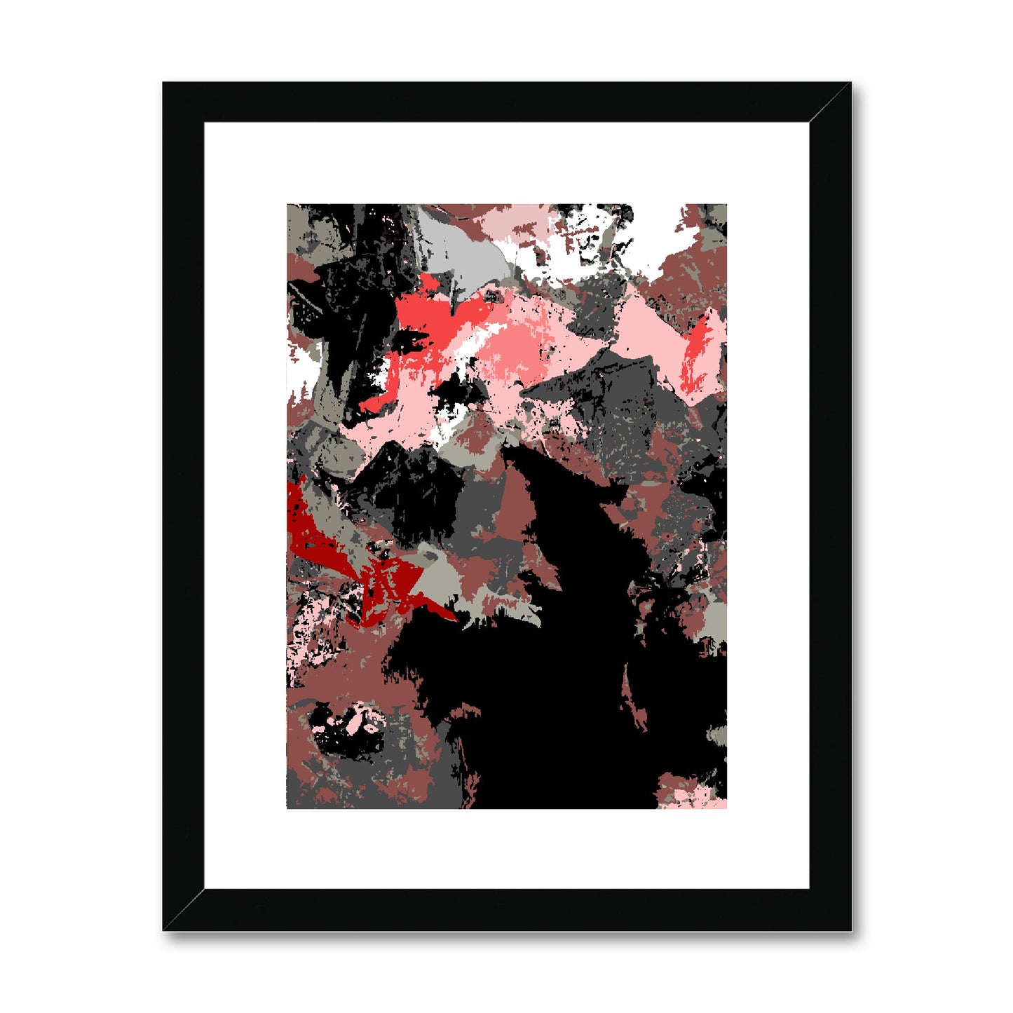 Framed Graphic Art Print, fpv-1190-7692, 11"x14", Black Frame