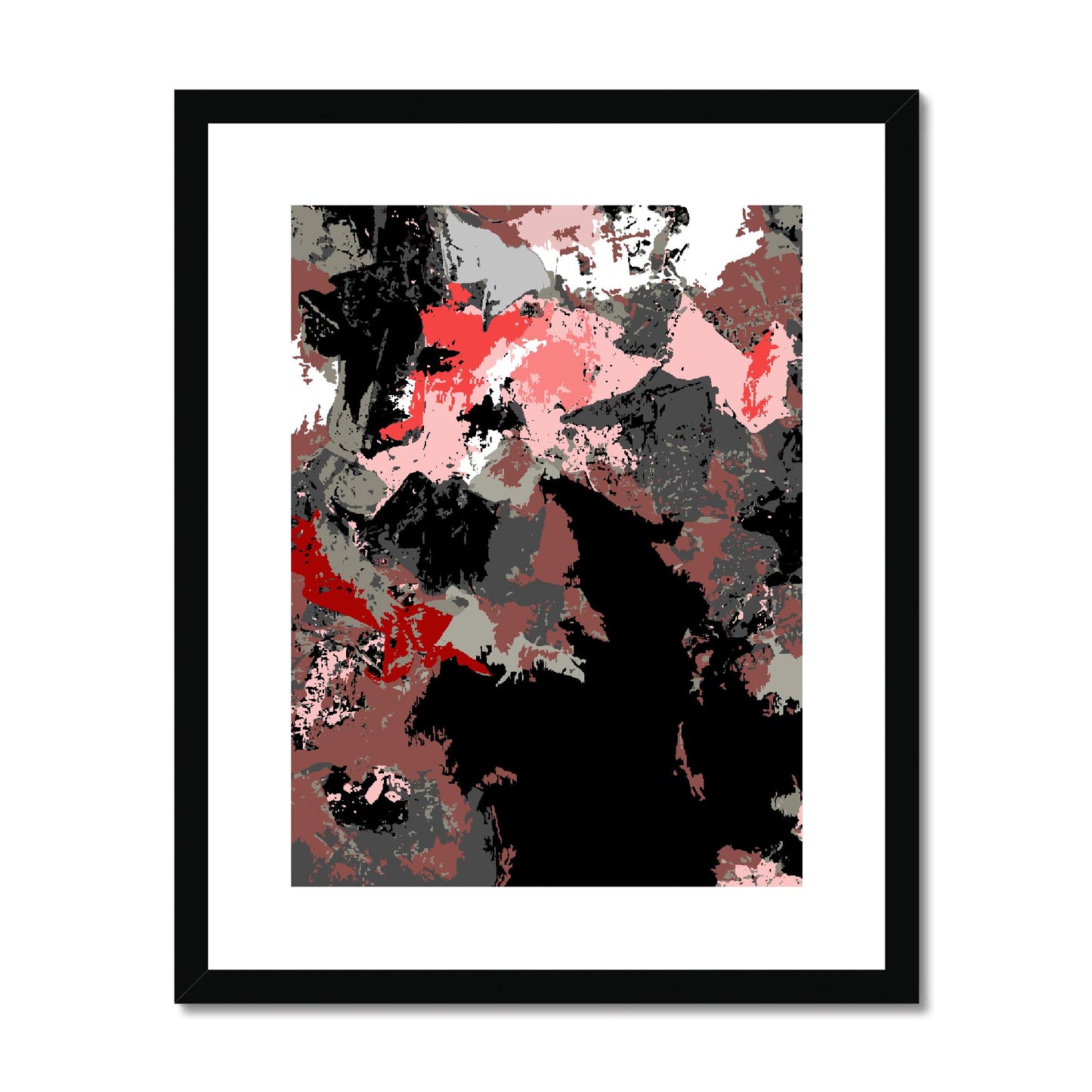 Framed Graphic Art Print, fpv-1190-7692, 16"x20", Black Frame