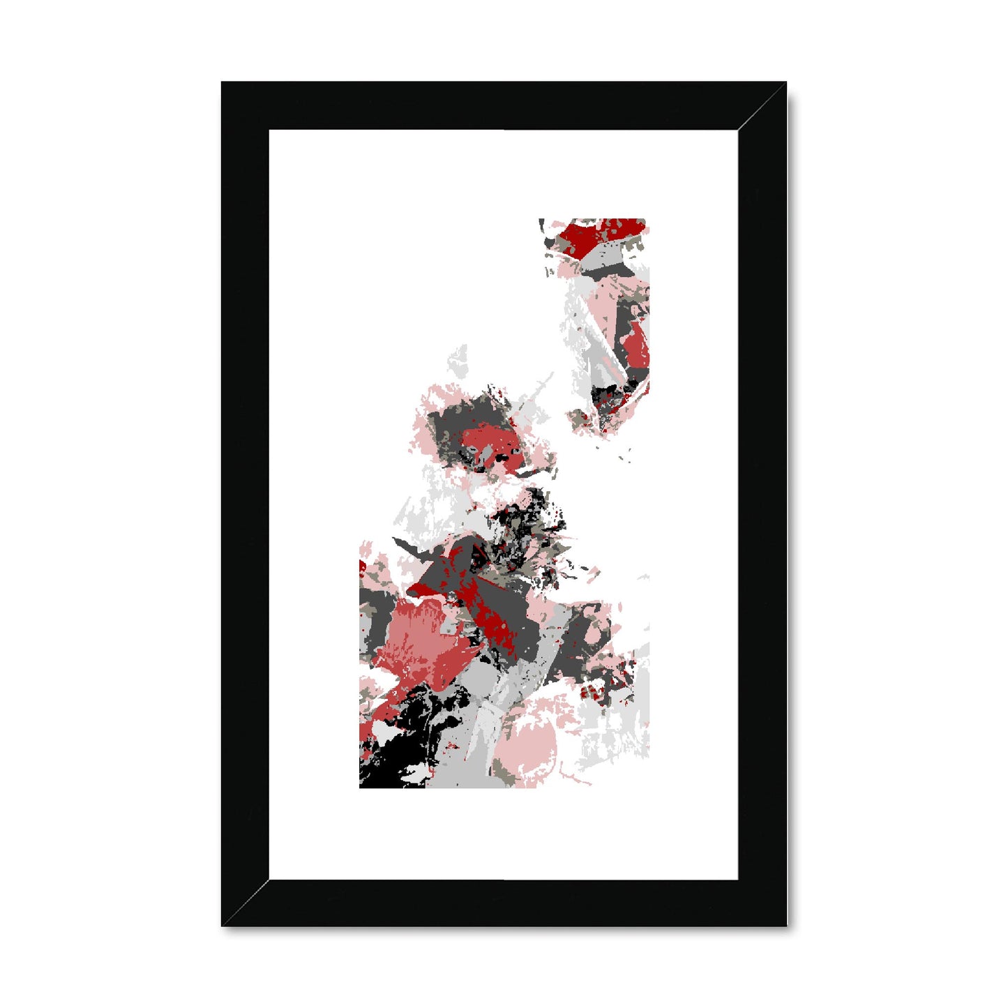 Framed Graphic Art Print, fpv-1190-7694, 8"x12", Black Frame
