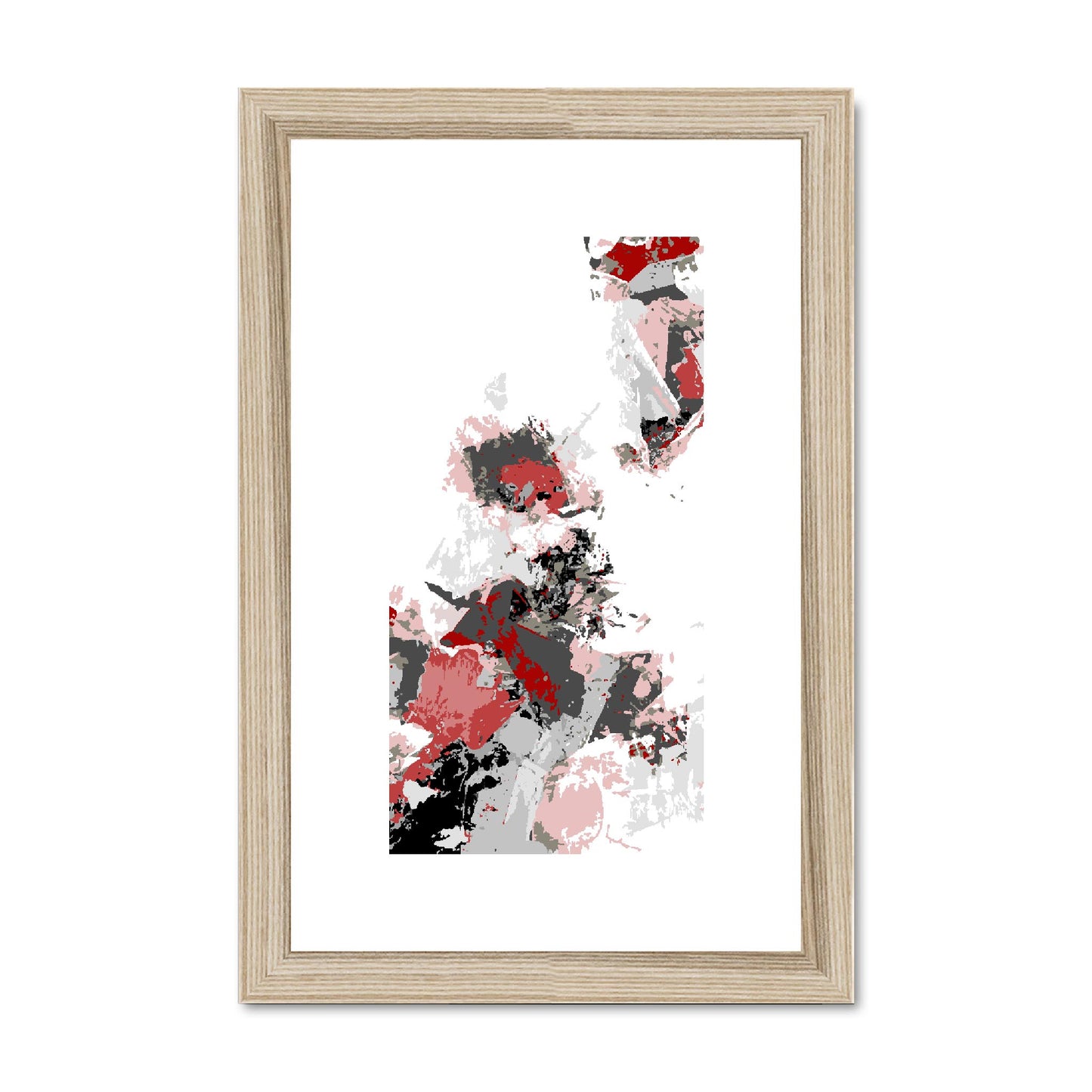 Framed Graphic Art Print, fpv-1190-7694, 8"x12", Natural Frame