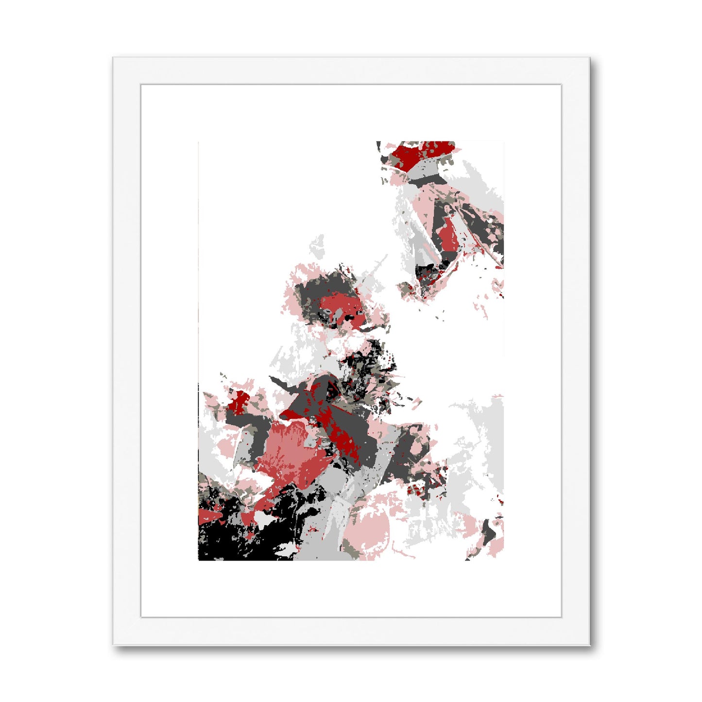 Framed Graphic Art Print, fpv-1190-7694, 11"x14", White Frame