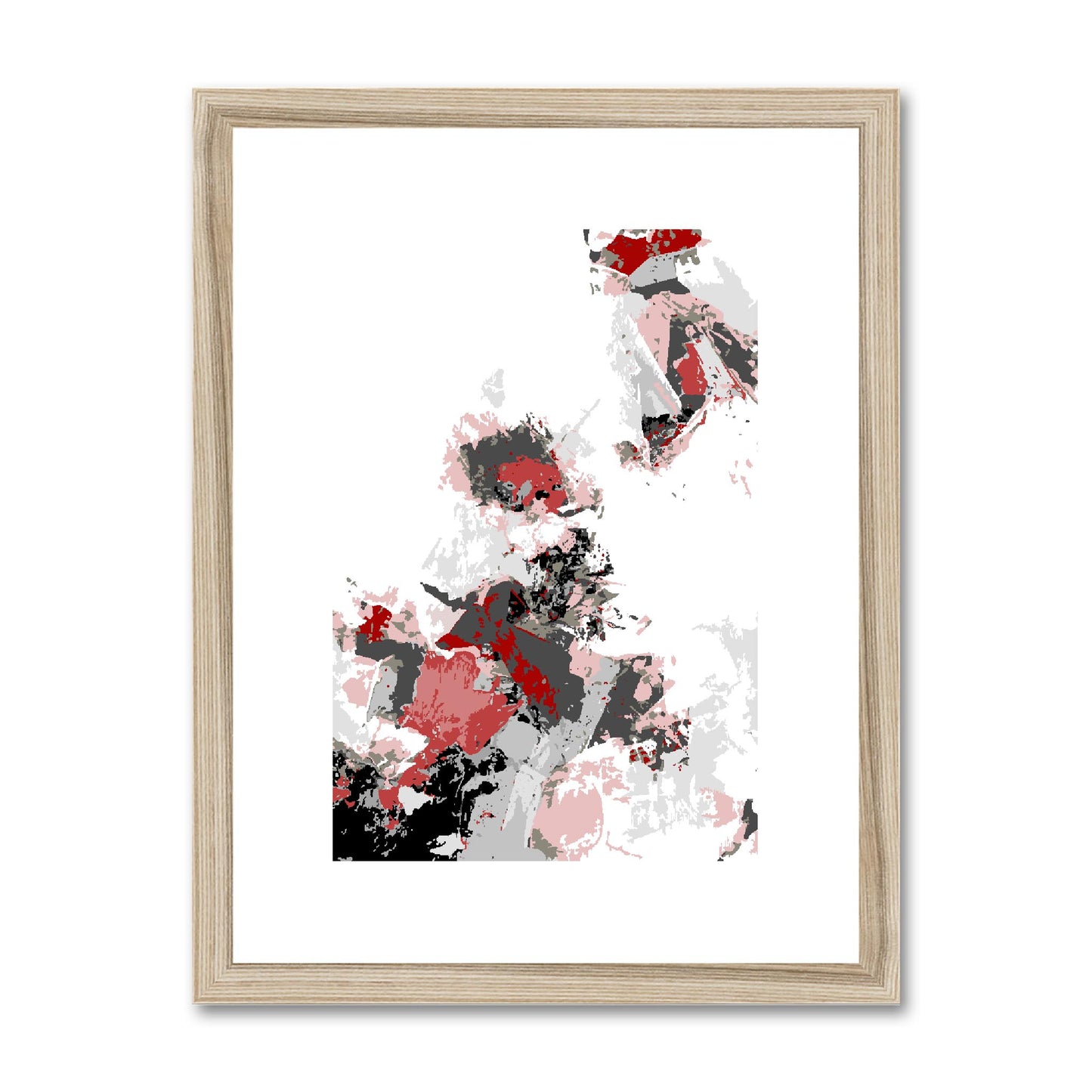 Framed Graphic Art Print, fpv-1190-7694, 12"x16", Natural Frame