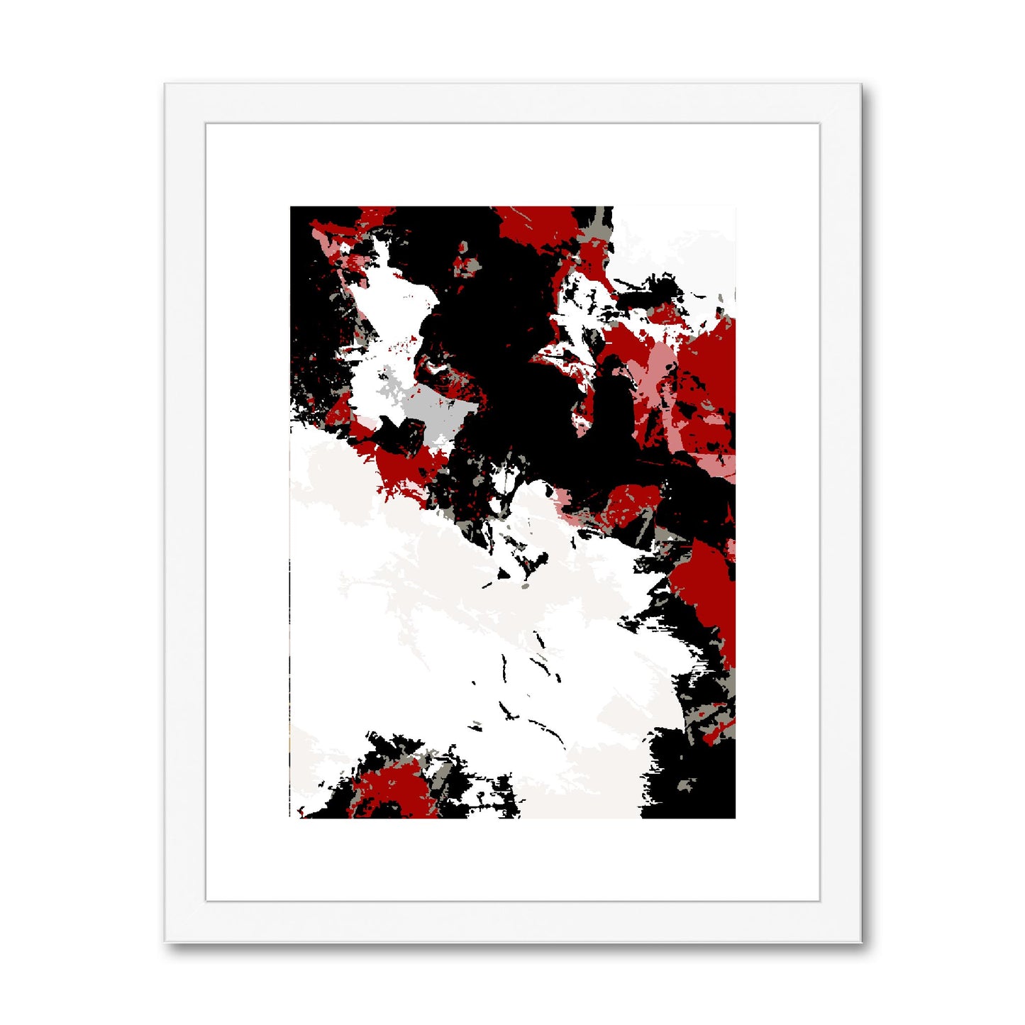 Framed Graphic Art Print, fpv-1190-7696, 11"x14", White Frame