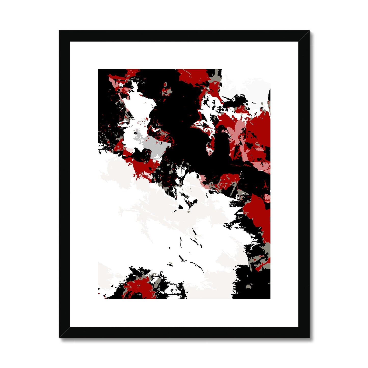 Framed Graphic Art Print, fpv-1190-7696, 16"x20", Black Frame