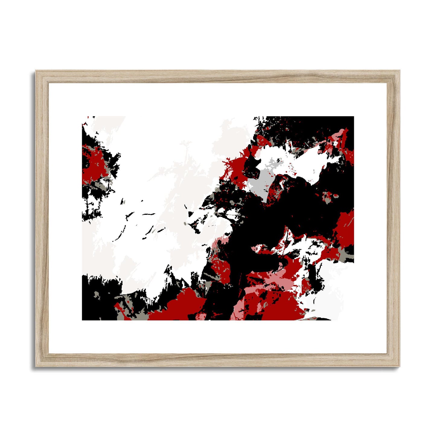 Framed Graphic Art Print, fph-1190-7696, 20"x16", Natural Frame