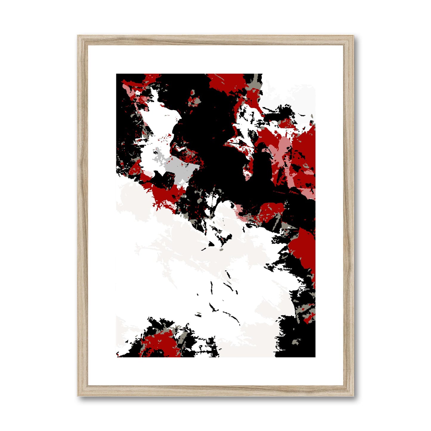 Framed Graphic Art Print, fpv-1190-7696, 18"x24", Natural Frame