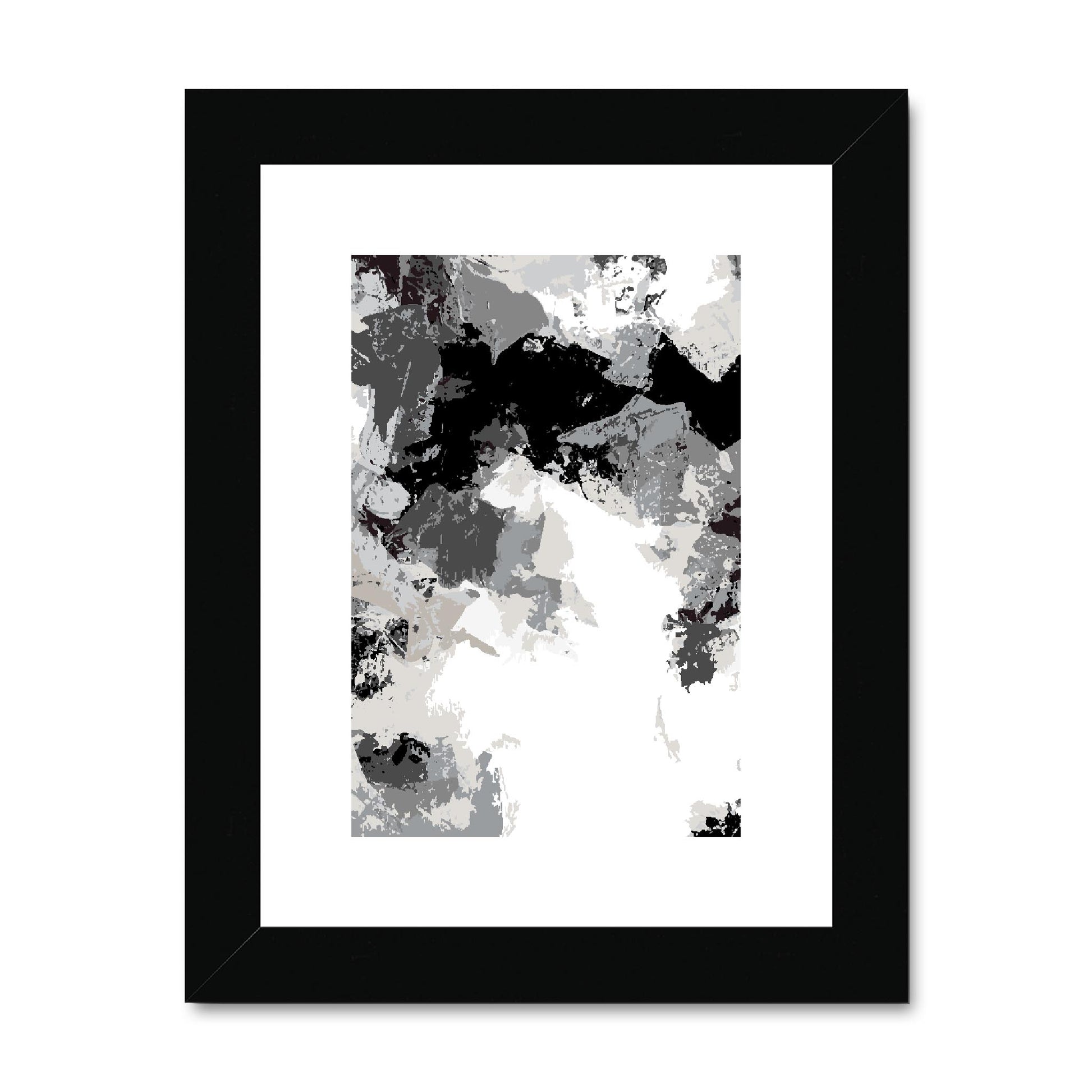 Framed Graphic Art Print, fpv-1200-7692, 6"x8", Black Frame