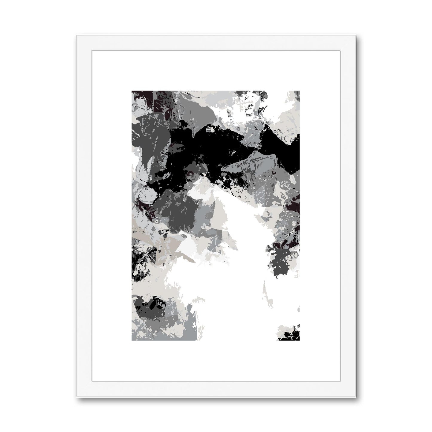 Framed Graphic Art Print, fpv-1200-7692, 12"x16", White Frame