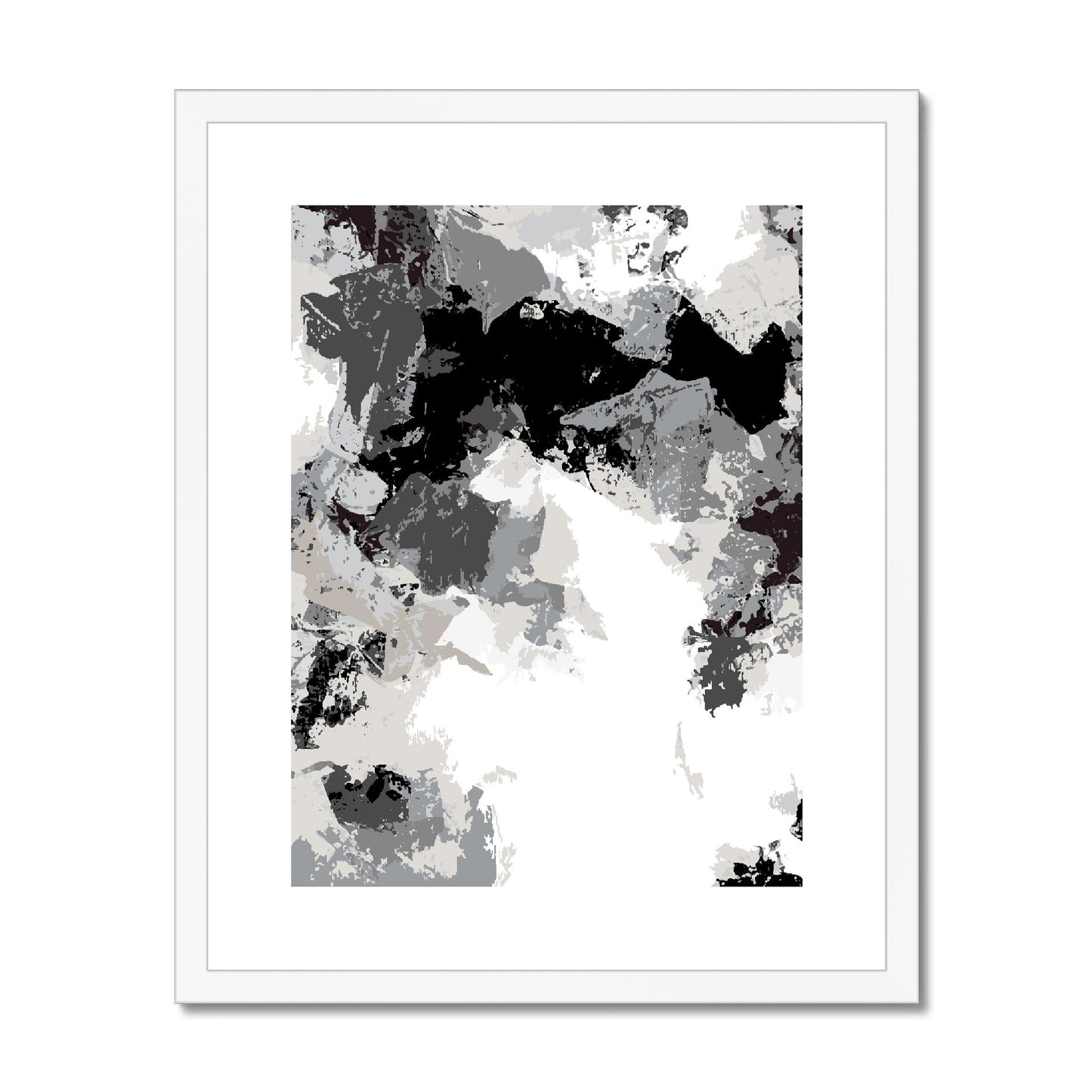 Framed Graphic Art Print, fpv-1200-7692, 16"x20", White Frame