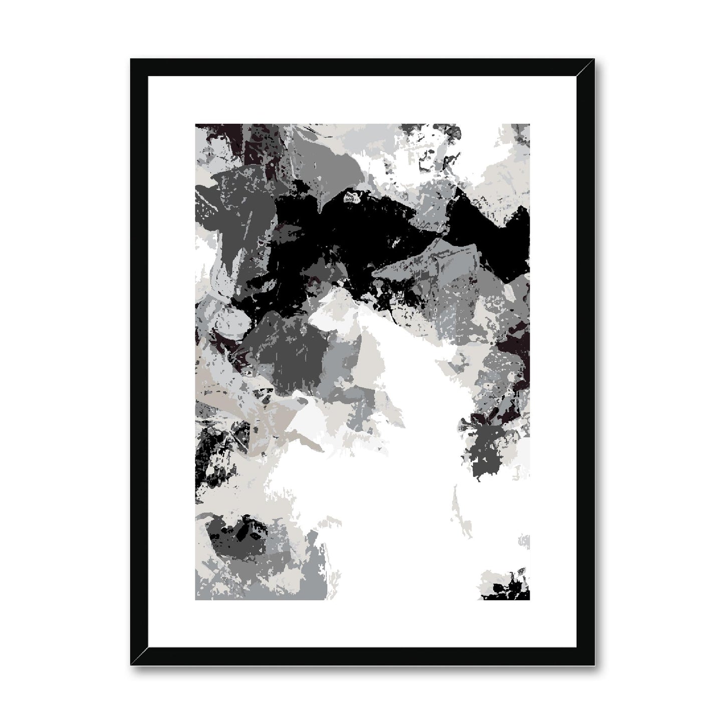Framed Graphic Art Print, fpv-1200-7692, 18"x24", Black Frame