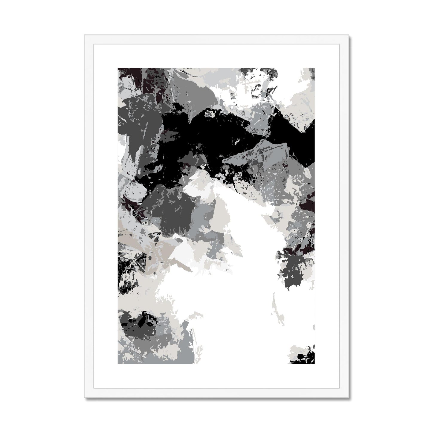 Framed Graphic Art Print, fpv-1200-7692, 20"x28", White Frame