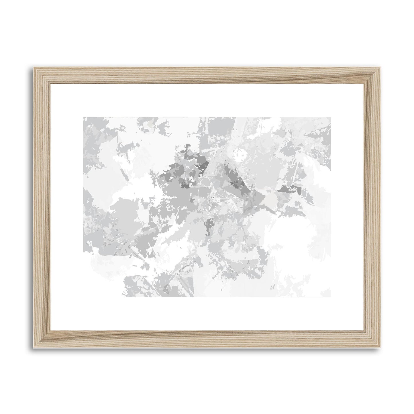 Framed Graphic Art Print, fph-1200-7698, 14"x11", Natural Frame