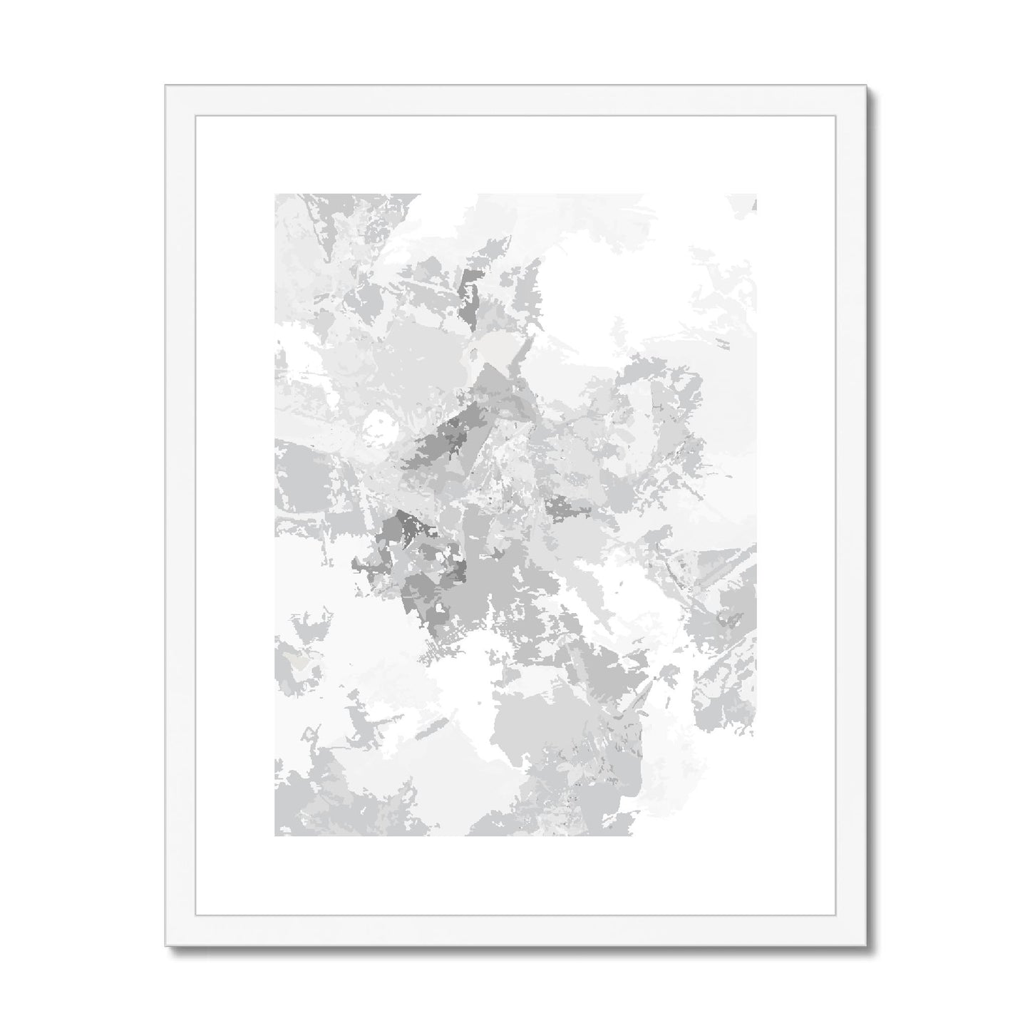 Framed Graphic Art Print, fpv-1200-7698, 16"x20", White Frame