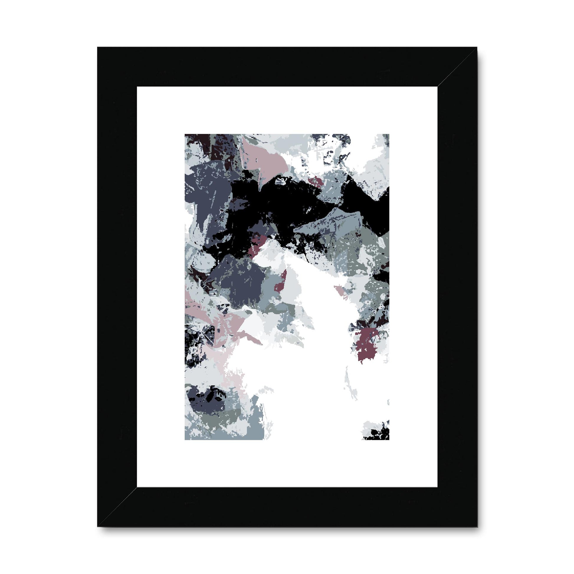 Framed Graphic Art Print, fpv-1210-7692, 6"x8", Black Frame