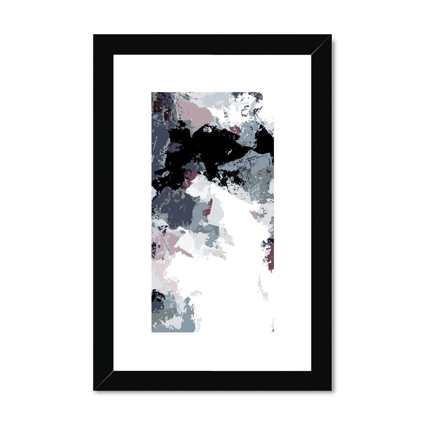 Framed Graphic Art Print, fpv-1210-7692, 8"x12", Black Frame