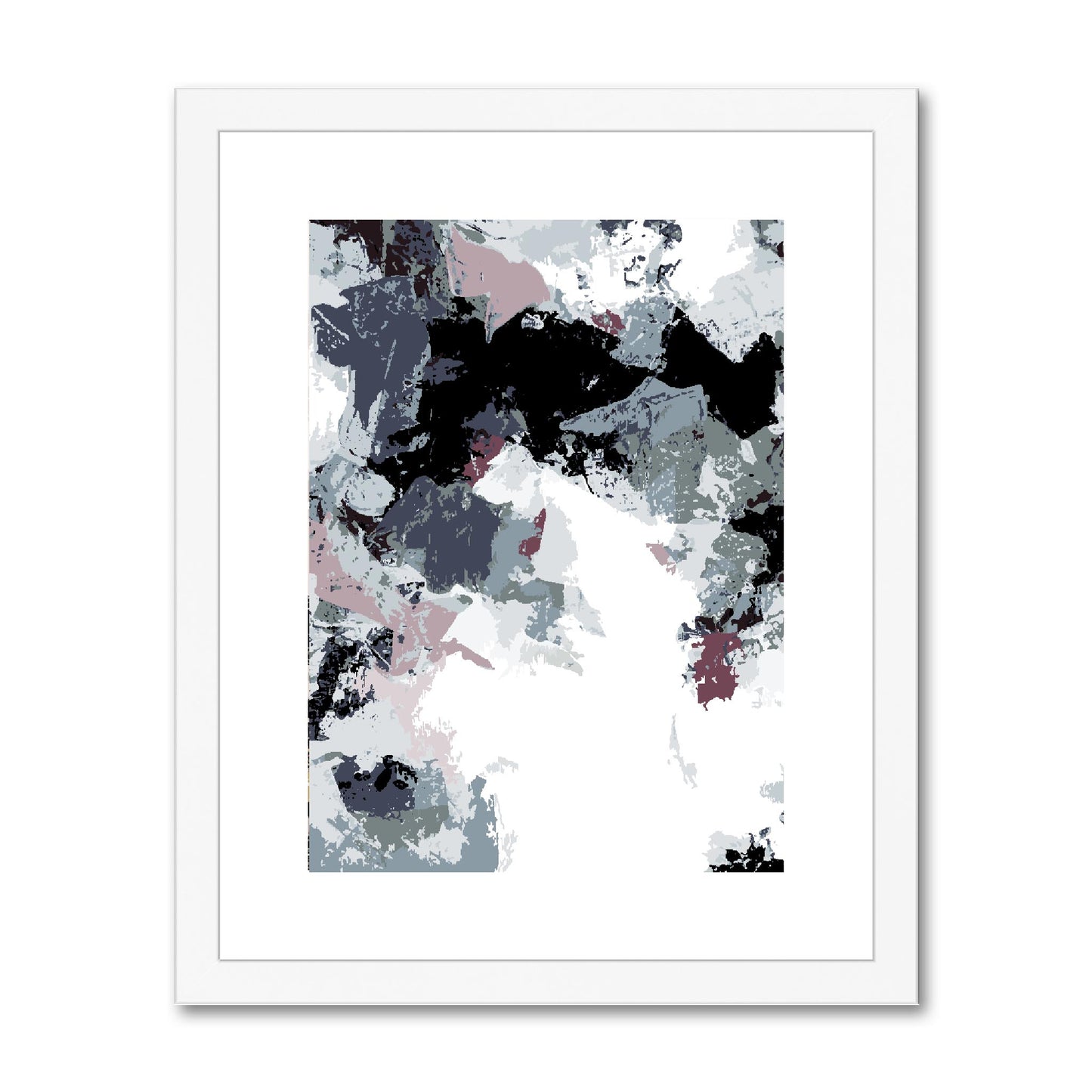 Framed Graphic Art Print, fpv-1210-7692, 11"x14", White Frame