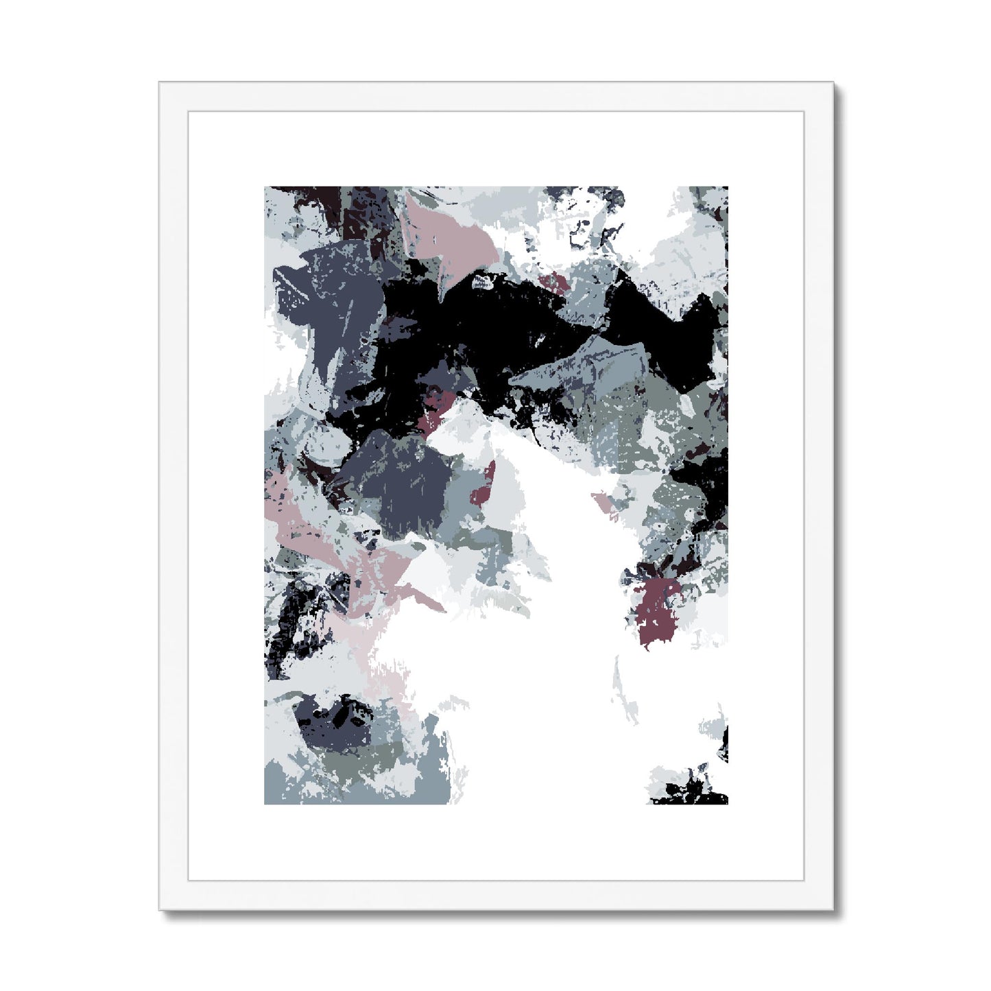 Framed Graphic Art Print, fpv-1210-7692, 16"x20", White Frame