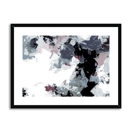 Framed Graphic Art Print, fph-1210-7692, 24"x18", Black Frame
